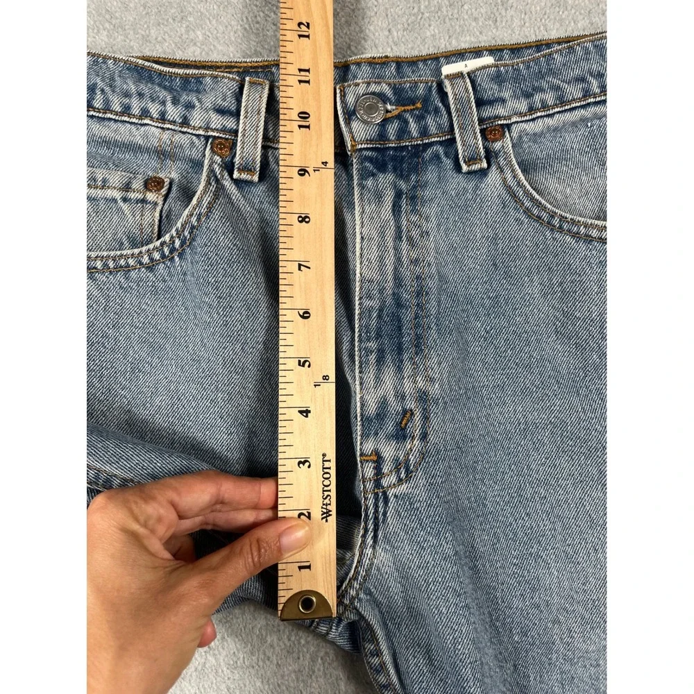 VTG Levis 505 Mens Regular Fit Straight Leg Jeans Light Wash W32 L32 (30x31)